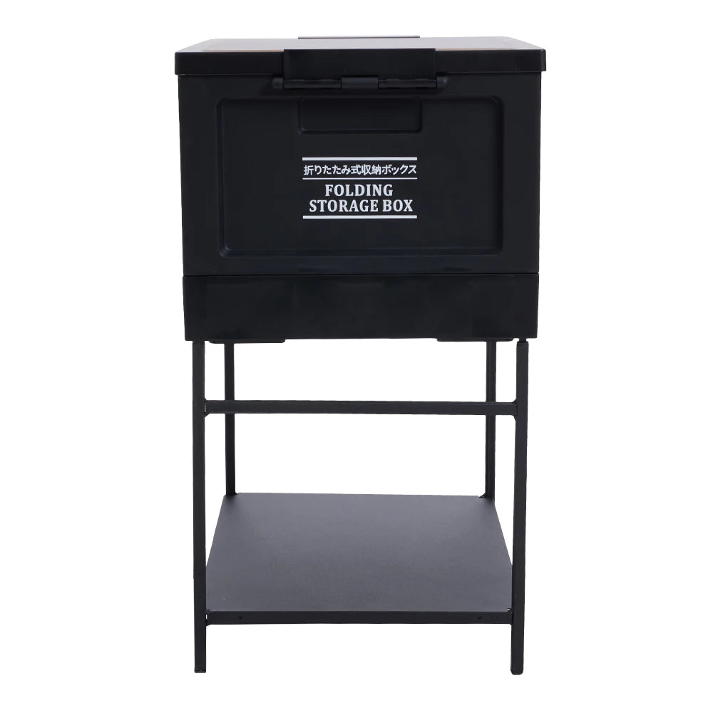 Portable outdoor foldable camping storage box Large capacity multifunctional home outdoor storage box camping table
