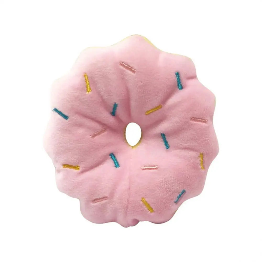 Relieve Stress Puppy Chewing Toys Carefully Crafted Dog Supplies Soft Dog Donuts Plush Pet Dog Toys And Relieve Boredom Dog Toys