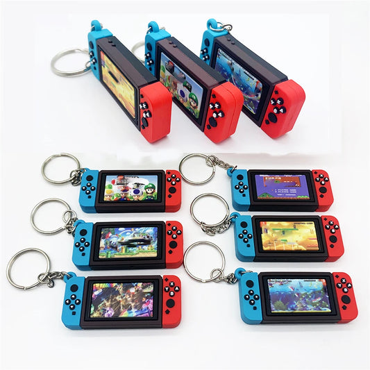 ZUIDID For Switch Keychains Keyring Charm Bag Pendant for NS Game Key Chains Toys Accessory Birthday Gifts