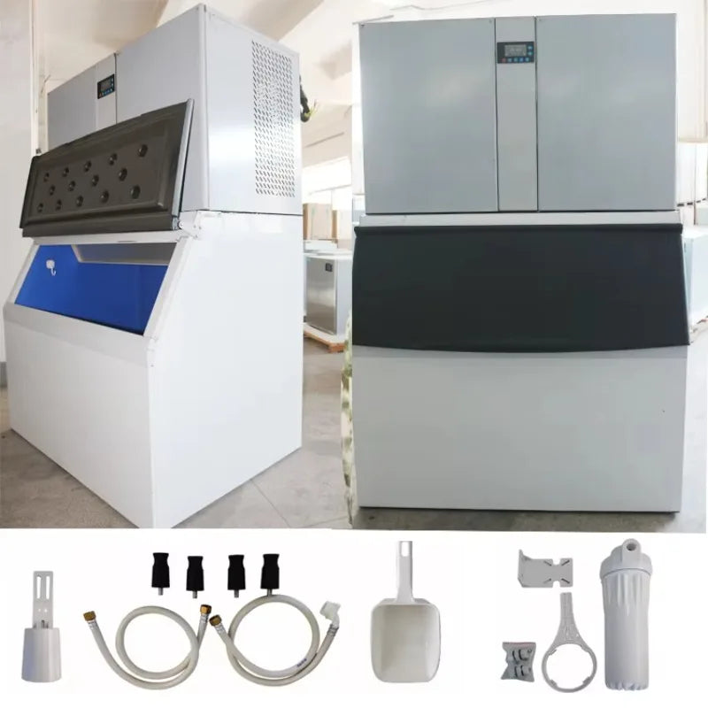 Customized Commercial Ice Machine 1000kg /24h Cube Ice Machine Sold Ice Machines for Use in Bars Hotel Milk Tea Shops