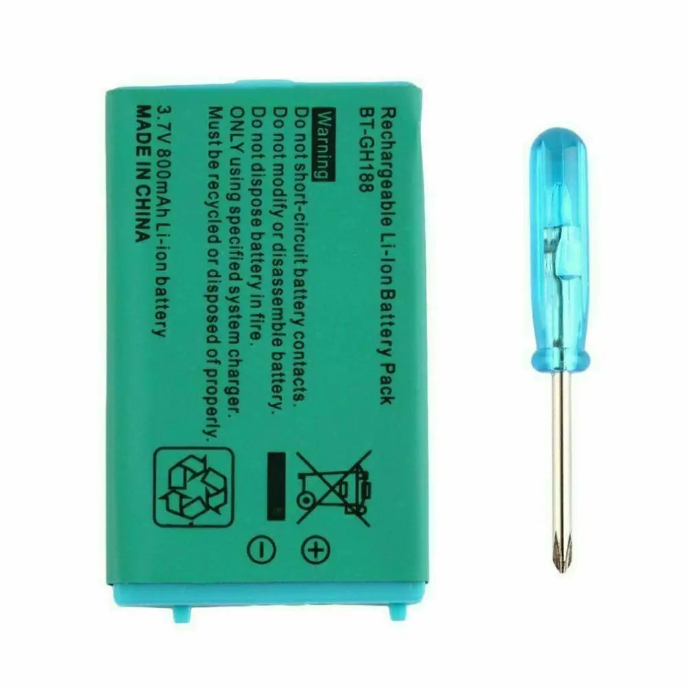 1pcs/2pcs For GBA SP Battery Rechargeable battery Lithium-ion Battery Pack For Nintendo Game Boy Advance + tool