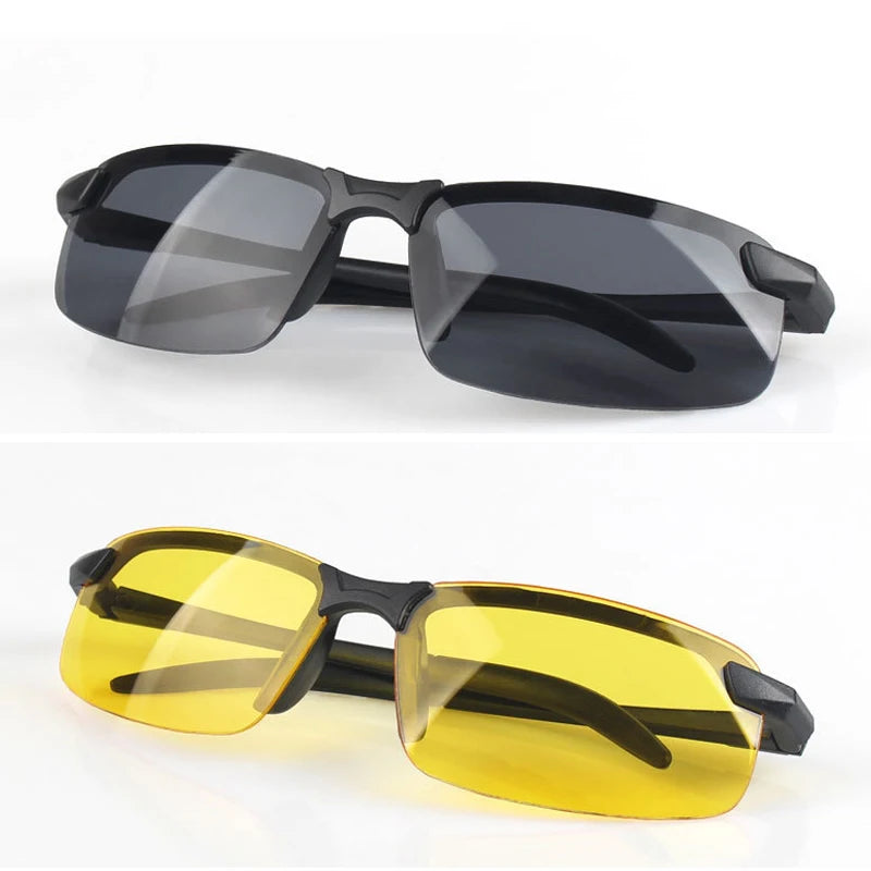 Night Sun Glasses Adult Eyewear Driving Yellow Glasses Day Night Glasses Sunglasses Outside Fashion Anti-UV Polarized