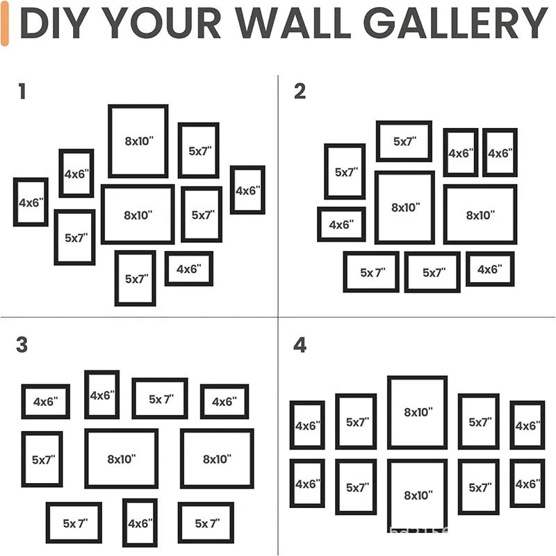 2pcs 11x14 photo frames Picture Frame Display Pictures 8.5 by 11 picture frame 11 x 14 picture frame