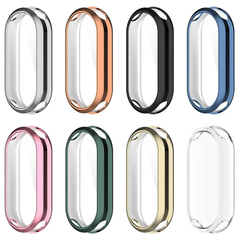 Protective Screen Film Case for Xiaomi Mi Band 8 Screen Protector Soft TPU with Sensitive Touch Control Miband 8 Accessories