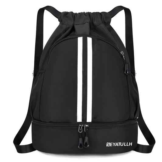Gym Bag Fitness Backpack Women Men Basketball Backpack Outdoor Soccer Football Storage Bags Training Drawstring Sports Knapsack