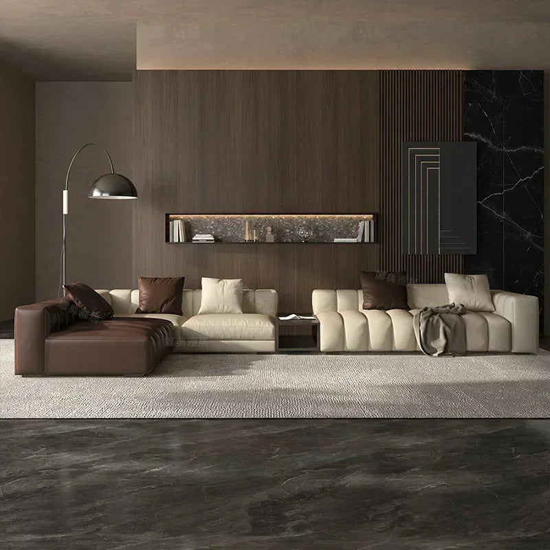 Modern Cheap Sofa Large Lounge Brown Comfortable European Designer Loveseat Sofa  Daybed Reading Salon Meuble Home Furniture