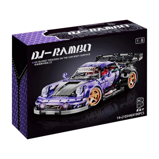 IN STOCK 10544 MOC Technical Remote Control Sports Car Building Blocks Assembling Bricks Model Toys for Boys Christmas Gift Set