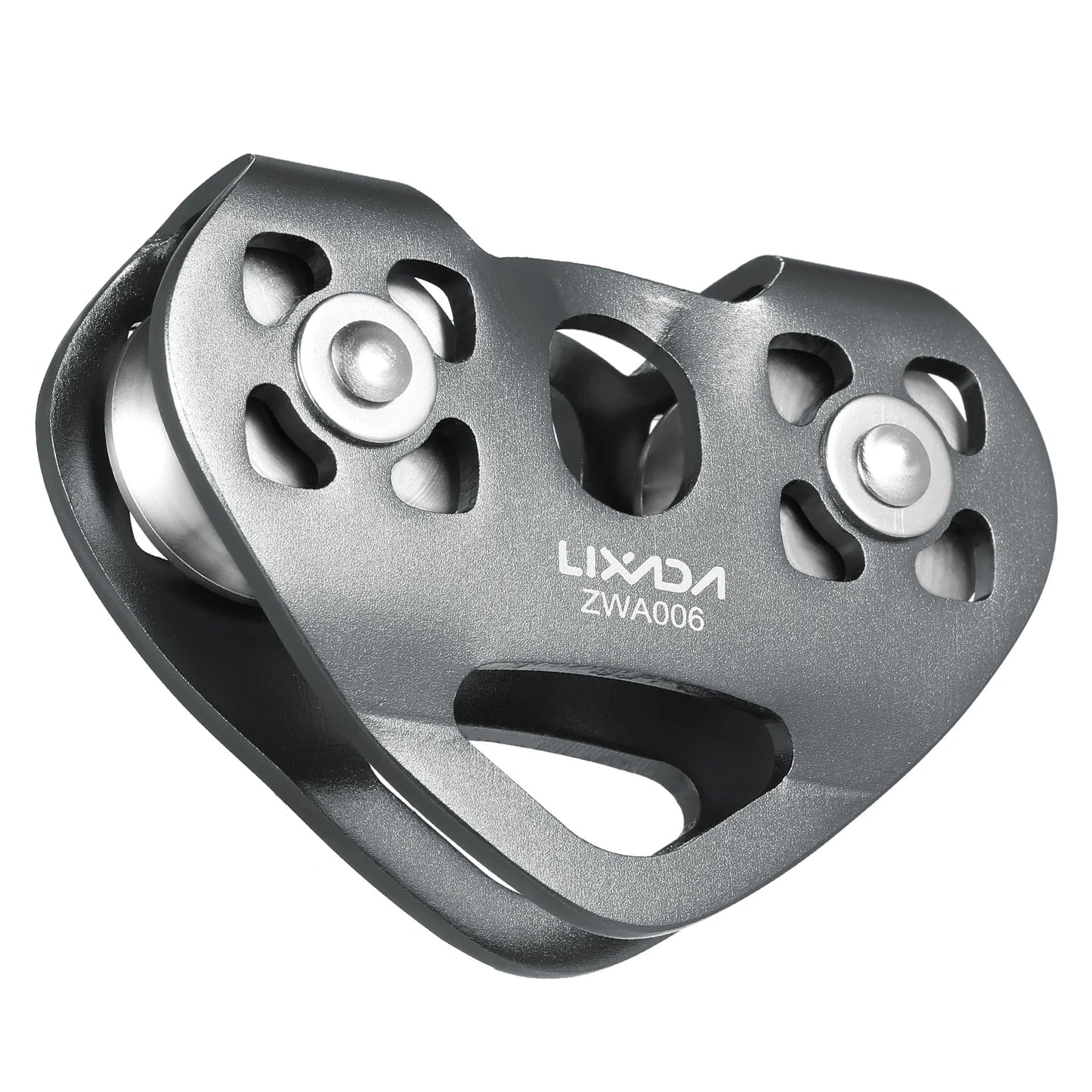 Lixada 30kN Cable Trolley Pulley with Ball Bearing Climbing Caving Aloft Work Rescue