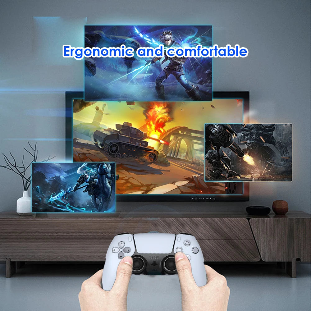 For SONY PS5 Dual Sence Joystick Wireless Bluetooth Controller Chat Pad Keypad for Playstation 5 Gamepad Mount Built-in Speaker