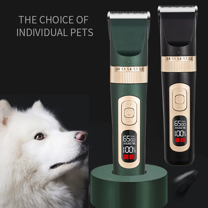 4 Speed Pet Clipper Rechargeable  Grooming and Care Power Display Dogs Cat Hair Cutting Machine Professional Dog Hair Trimmer