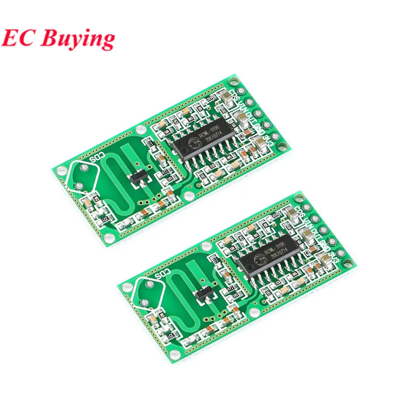 5pcs/1pc RCWL-0516 Micro Wave Radar Sensor Switch Board RCWL 0516 Microwave Human Body Induction Intelligent Module Output 3.3V