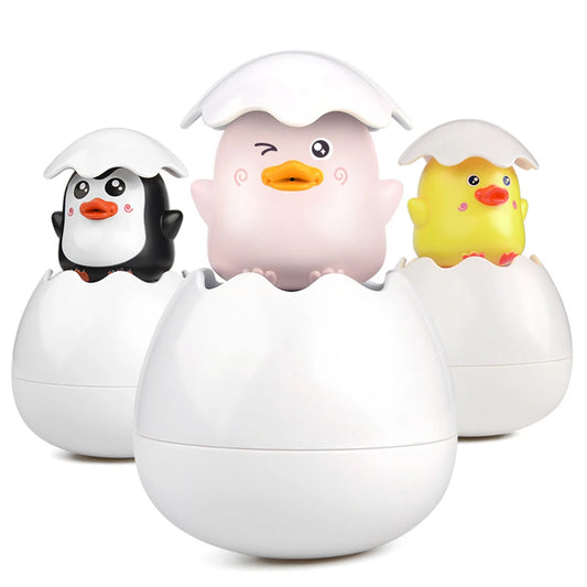 Baby Bathing Toy Kids Cute Duck Penguin Egg Water Spray Sprinkler Bathroom Sprinkling Shower Swimming Water Toys Kids Gift