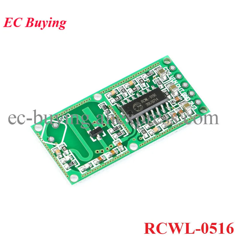 5pcs/1pc RCWL-0516 Micro Wave Radar Sensor Switch Board RCWL 0516 Microwave Human Body Induction Intelligent Module Output 3.3V