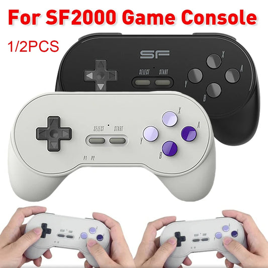 1/2PCS 2.4G Wireless Game Controller for DATA FROG SF2000 3.5” Retro Handheld Game Console Wireless Gamepad Gaming Accessories