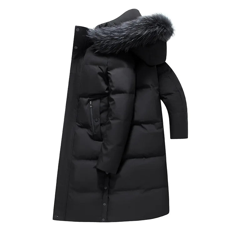 Down Jacket Man Long Men's Puffer Jacket Winter Coats For Men Duck Down Jacket Men Parkas Overcoat Padded Cold Clothes Feather