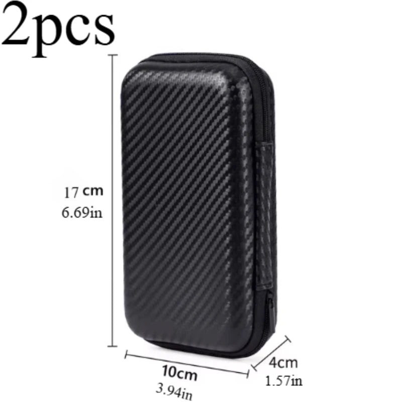 Portable EVA Phone Charger Shaver Zipper Bag Protection Case Hard Disk Data Cable Headphone Storage Pocket Pouch