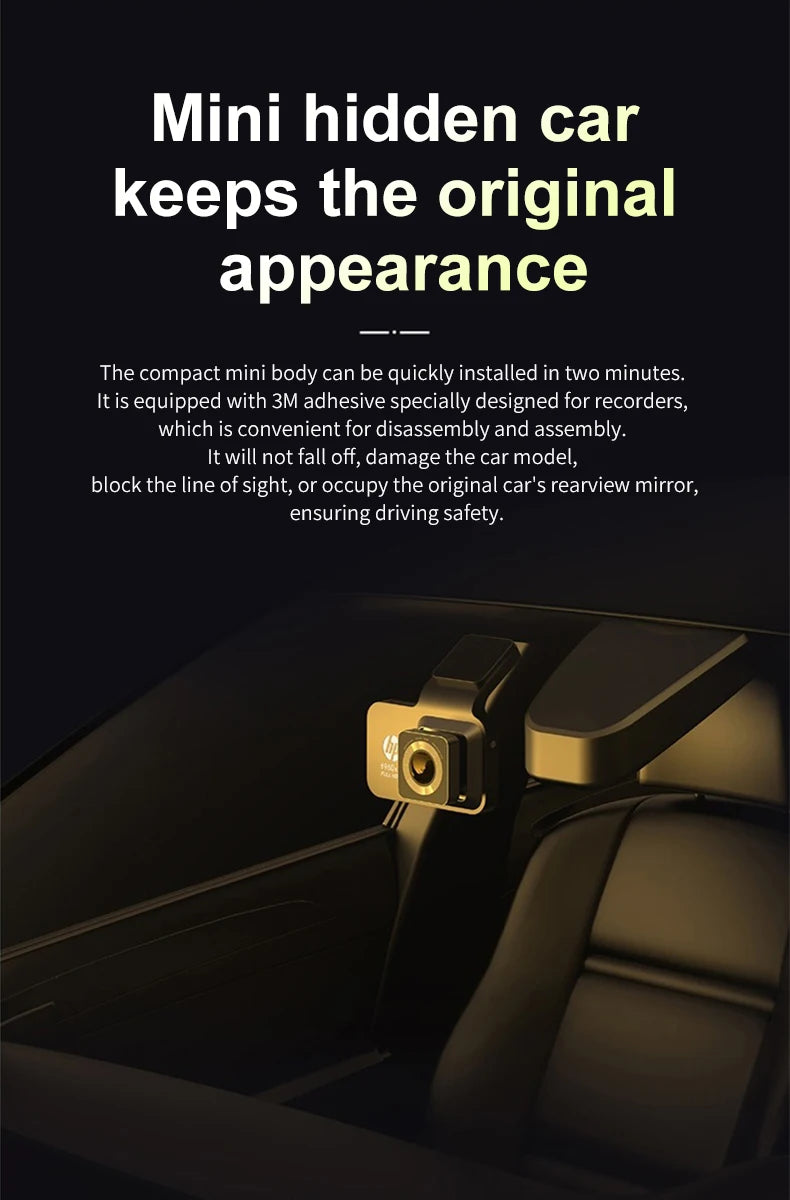 HP dash cam Car Recorder HD Night Vision Car camera WiFi Car DVR Video Loop Video Parking Monitor dashcam auto dash car camera