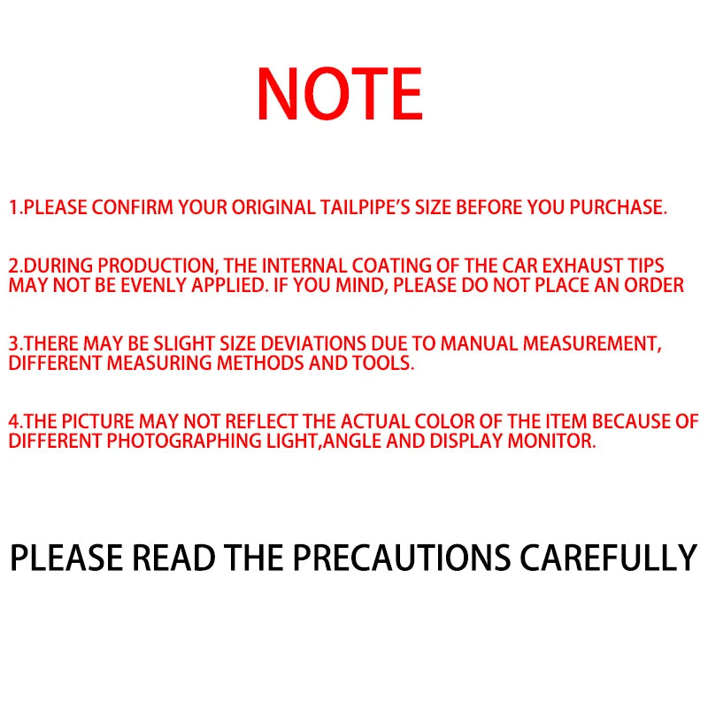 Inlet 63mm Dual Outlet Car Exhaust Tip Stainless Steel Black Exhaust Tips Muffler Tail Double Pipe Tube Tips Car Accessories