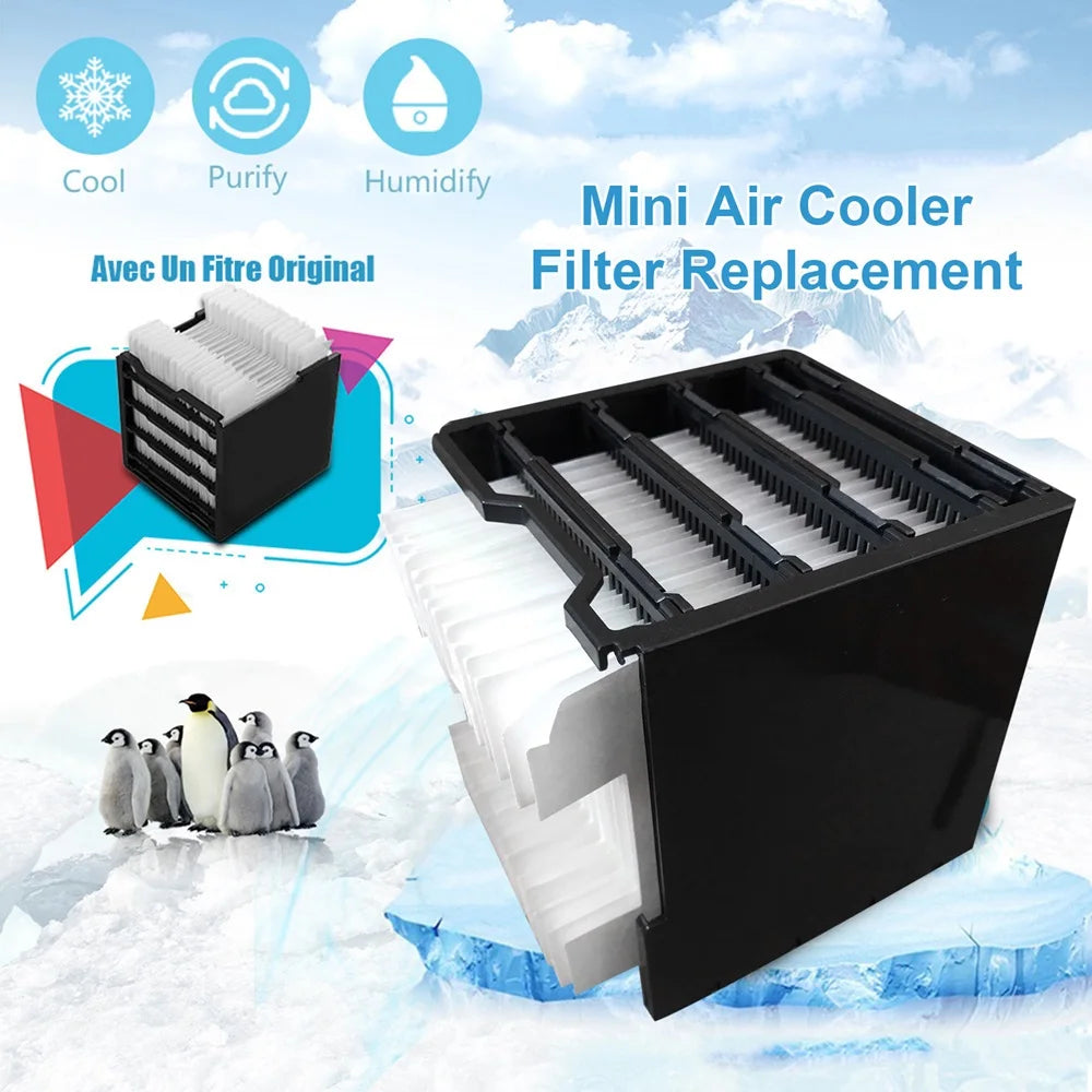 Mini Air Cooler Filter Replacement Air Conditioner Fan Filter