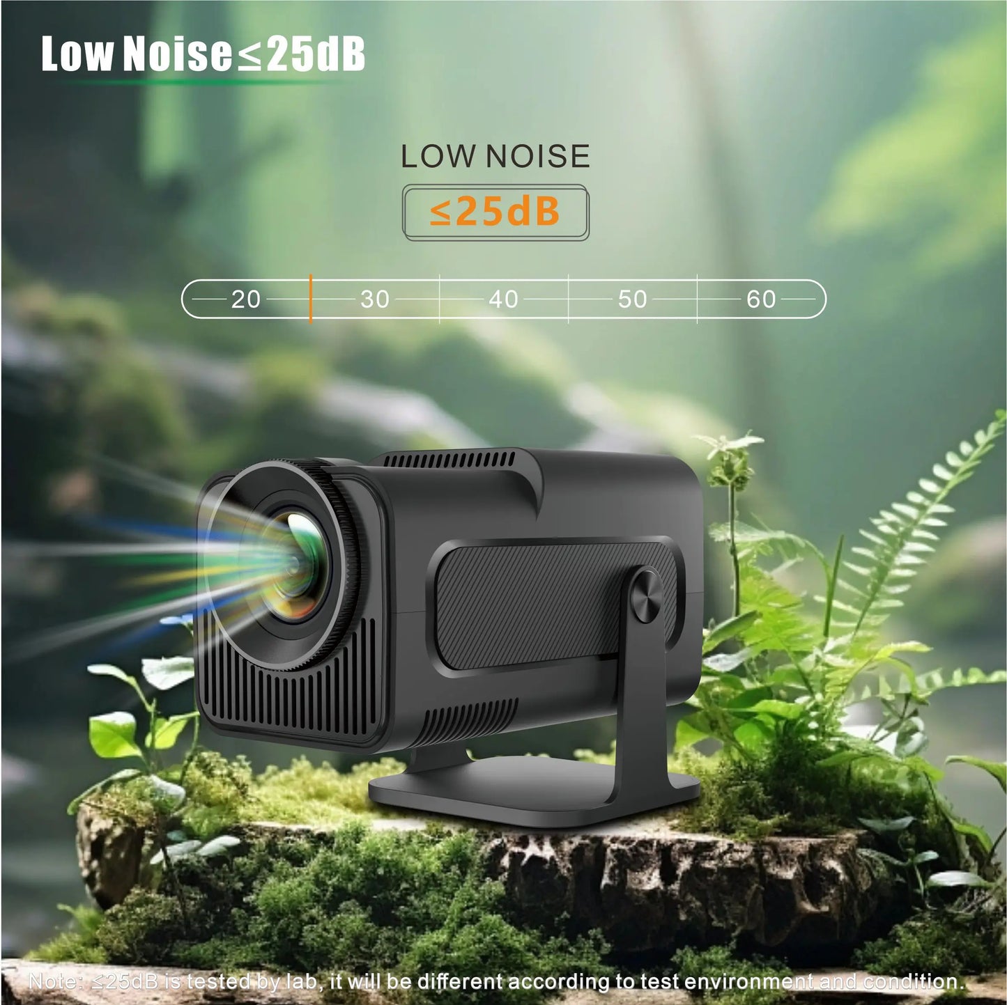 4K Smart Projector HY320 mini Android 11 Dual Wifi6 200 ANSI Allwinner H713 BT5.0 1080P 1980*1080P Home Cinema Outdoor Projetor