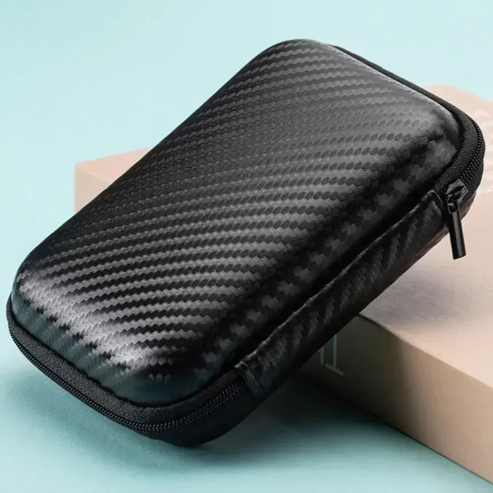 Portable EVA Phone Charger Shaver Zipper Bag Protection Case Hard Disk Data Cable Headphone Storage Pocket Pouch