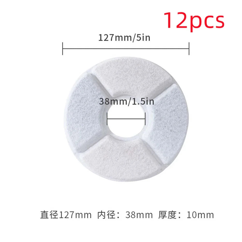 Replace the filter drinking fountain activated carbon 1/4/6/8/12pcs drinking fountain for cats fountain for cats filter element