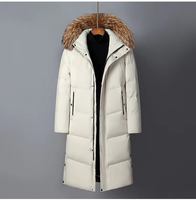 Down Jacket Man Long Men's Puffer Jacket Winter Coats For Men Duck Down Jacket Men Parkas Overcoat Padded Cold Clothes Feather