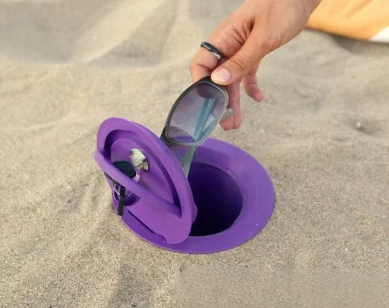 Waterproof Beach Safe, Sandproof Organizer Pouch For Phone, Keys, Sunglasses, Cash | Portable Outdoor Storage Box