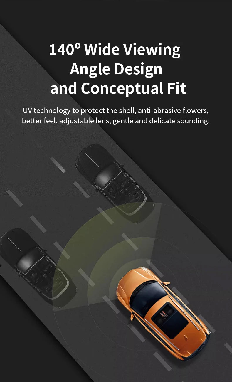 HP F965 In-Car Camera Dash Cam Ultra HD Night Vision WiFi Digital Video Recorder Loop Recording Parking Monitoring In-Car Camera