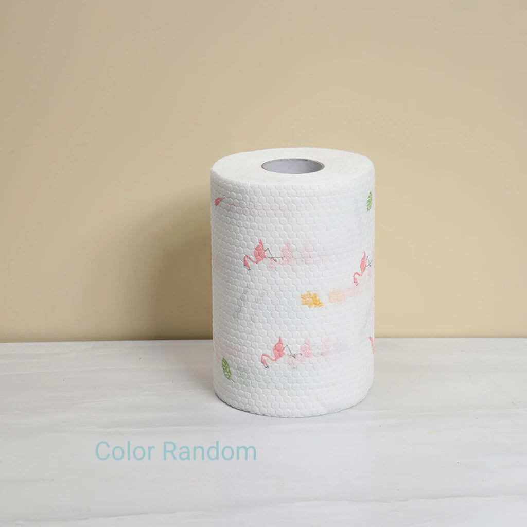 Thick, Washable, Printed, All-Purpose Kitchen Cloth – Ideal for Both Wet and Dry Cleaning, Dishwashing and Removing Grease