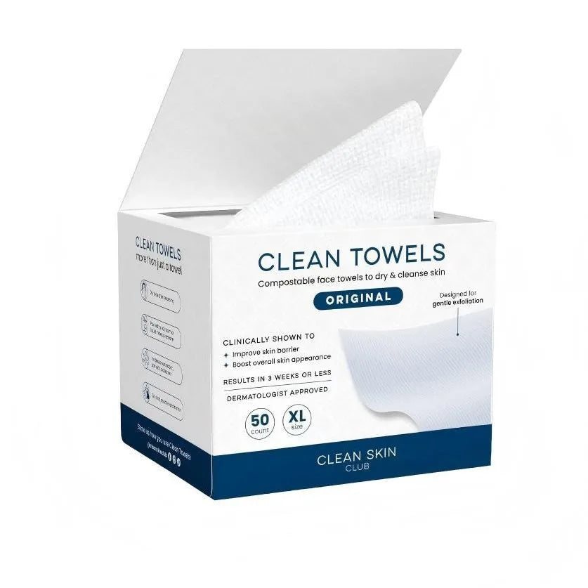 2026 50pcs Large Disposable Cotton Face Towels Soft Absorbent Paper Box Pack For Daily Facial Cleansing Skin Care And Beauty Use
