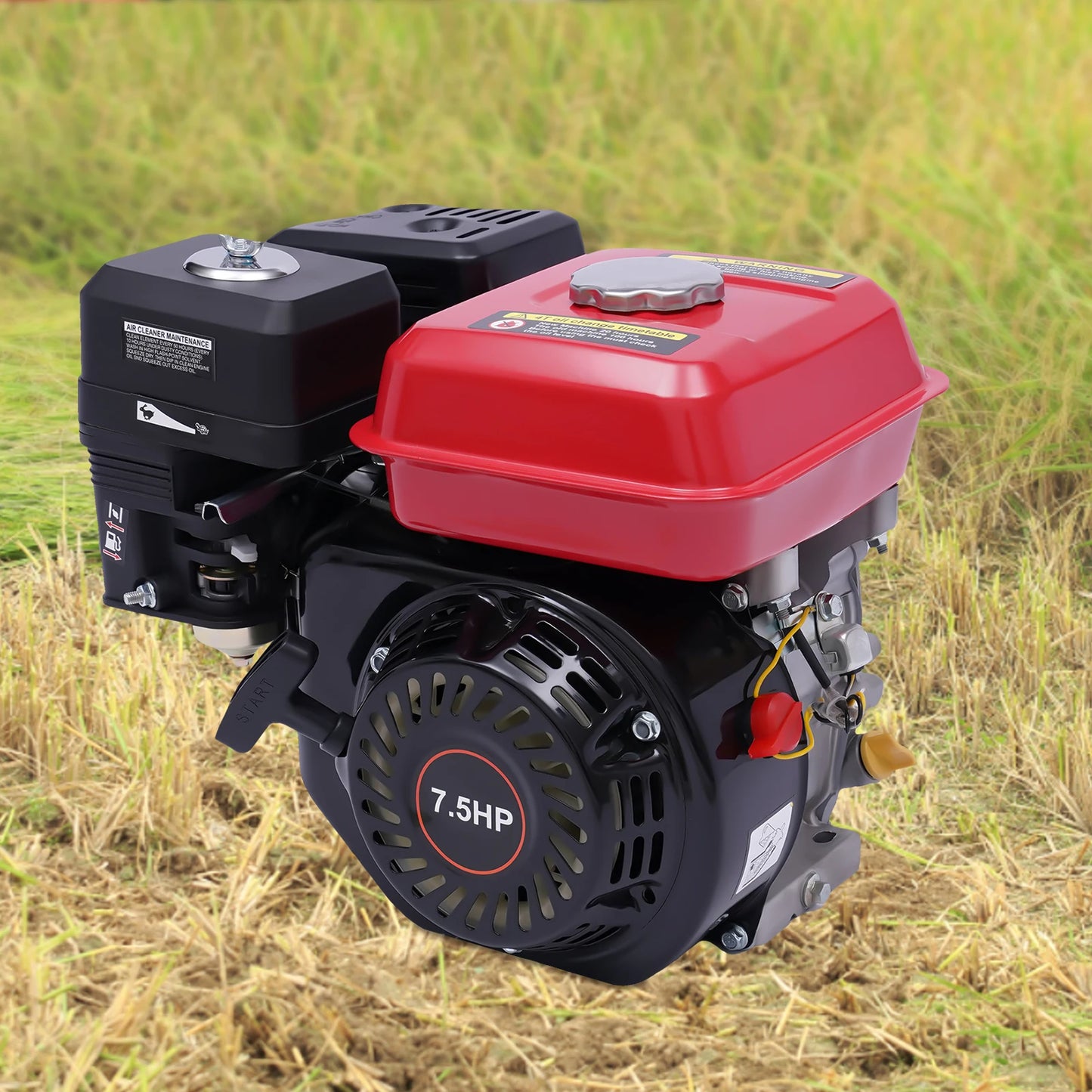 GX200 Petrol Engine 4 Stroke 4000W 7.5HP Pull Start Multi-Purpose Air Cooling System Gasoline Engine