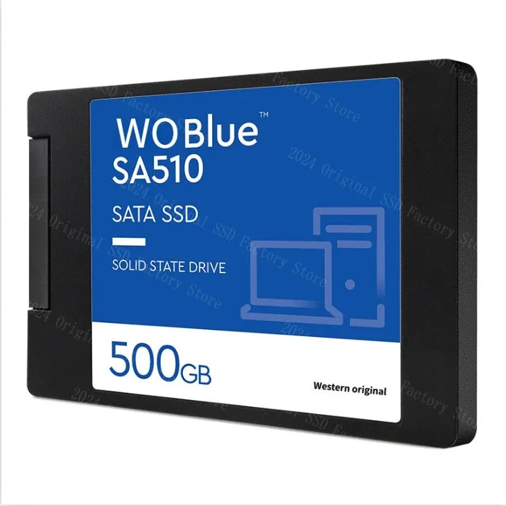 Western original SA510 Blue  500GB 1TB 2TB SSD 2.5 " SATA III Internal Solid State Drive Raed Up to 560 MB/s for Laptop Server