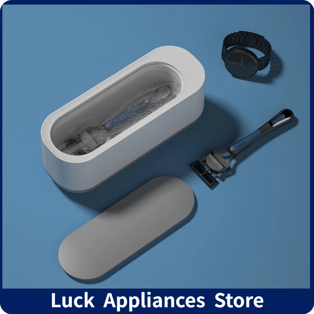 Portable Ultrasonic Cleaning Machine High Frequency Vibration Wash Cleaner Remove Stains Jewelry Watch Glasses Washing Machine