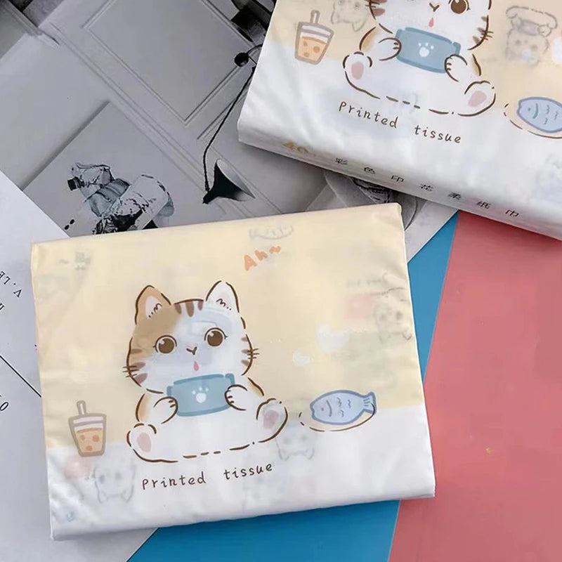1pack (40 Sheets）Disposable Face Towel Tissue Soft Thick Dry Wipe Tissue Household Napkins Paper Towels Toilet Paper