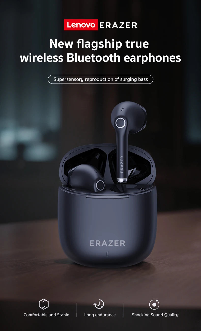 Erazer XT90 PRO Bluetooth 5.4 Earbuds Wireless Earphone Waterproof Headsets HIFI Sound Bass Quality With Mic Headphones