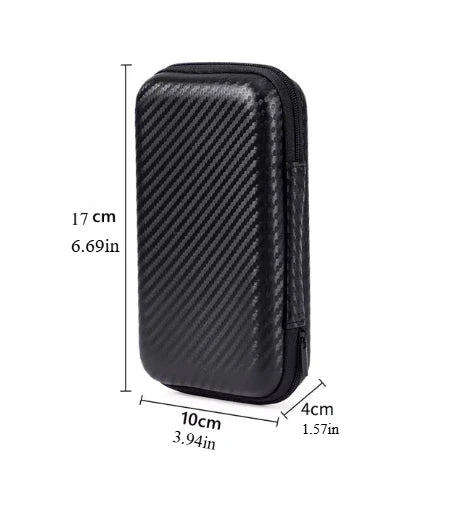 Portable EVA Phone Charger Shaver Zipper Bag Protection Case Hard Disk Data Cable Headphone Storage Pocket Pouch