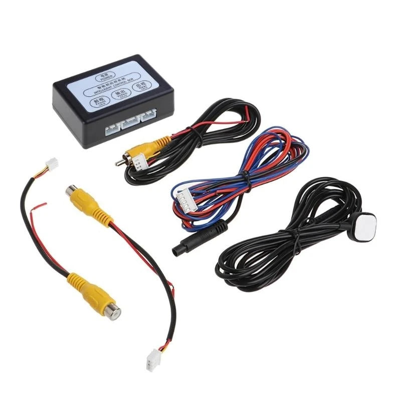 Car Camera Control Box 2 Way Camera System Front View Rear View Converter