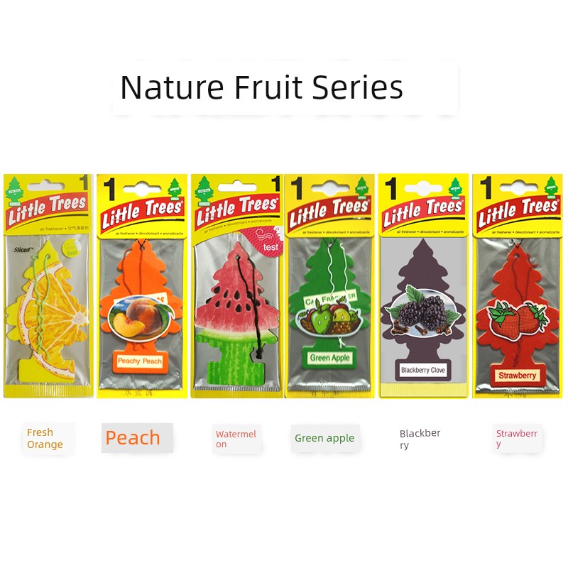 American Small Tree Jasmine Scented Green Tea Car Aromatherapy High-End Car Essential Oil Perfume Pendant Interior Decoration Supplies Car Interior Lasting Suit