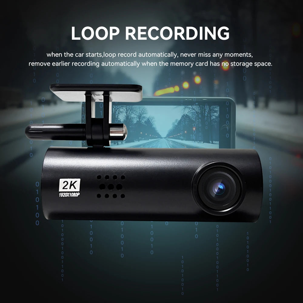 NOYAFA LF9 Pro WIFI Dash Cam 4K/2K DVR for Car Camera 24 Hour Parking Monitoring Loop Recording Car Camera With IR Night Vision