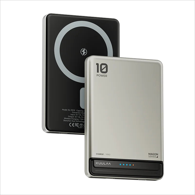 KUULAA 10000Ah Power Bank Magnetic Wireless 20W Fast Charging Portable charger For magsafe For iPhone 17 16 15 Por Max PowerBank