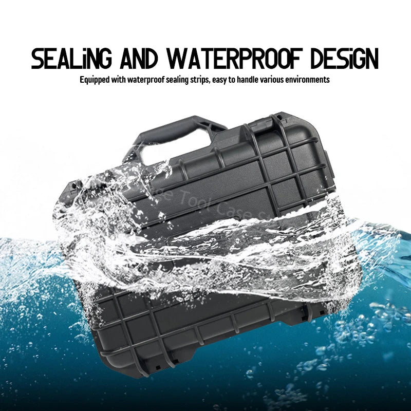 Plastic Tool Box Hard Carry Tool Case Bag Organizer Storage Box Waterproof Equipment Box Safety Instrument Tool Case Suitcase