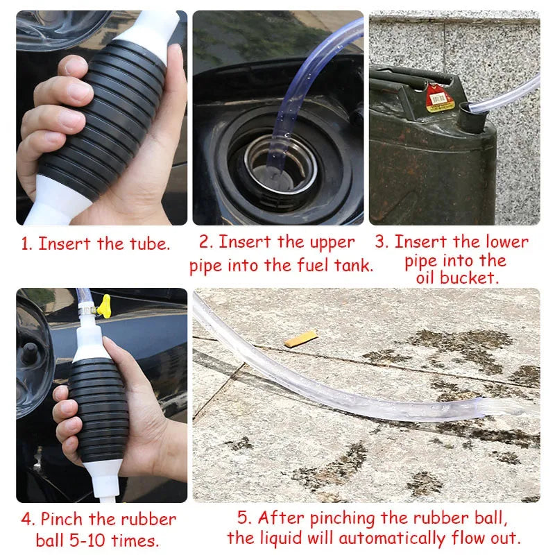 Hand Gasoline Pump Universal Fuel Tank Oil Extractor For Automobile Motorcycle Truck Liquid Tuning Fuel Diesel Pump Auto Parts