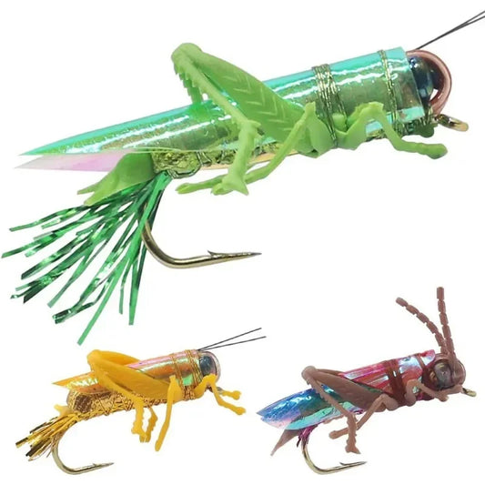 Mino Bait With Sharp Hook Locust Bionic Bait Fishing Gear Luya Bait Fishing Lures All Waters Colorful Attractive