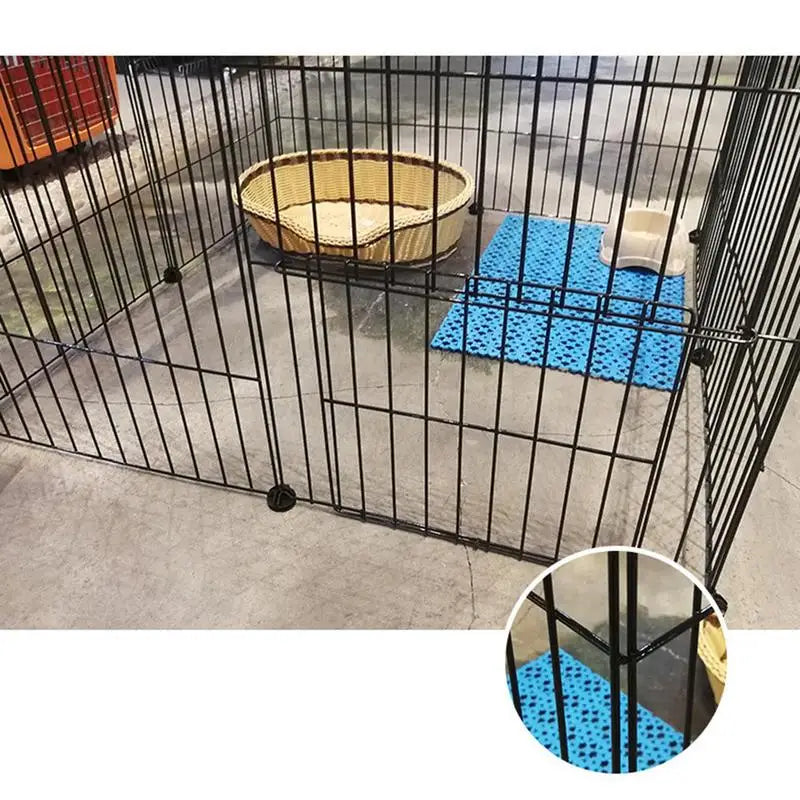 DIY Small Pet Pen Fence Bunny Dogs Cage Fence Puppy Playpen Fence For Indoor Out Door Animal