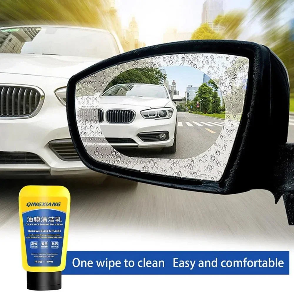 Car Glass Oil Film Removing Paste Auto Glass Film Coating Agent Waterproof Rainproof Anti-fog Glass Cleaner For Auto Windshield