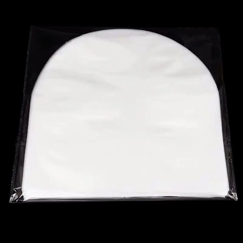 50Pcs 12" Vinyl Record Protecter LP Record Plastic Bags Anti-static Record Sleeves Outer Inner Plastic Clear Cover Container