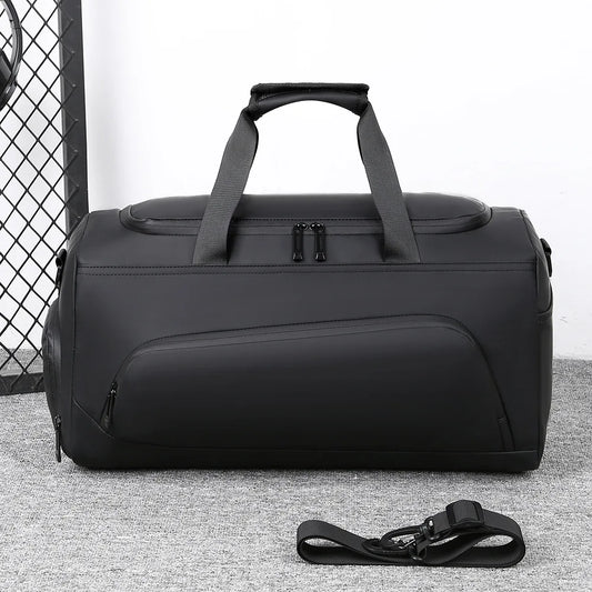 Sports Gym Bag Large Capacity Handbag Portable Travel Duffel Bag, Multi-compartment with Shoes Storage,Perfect for Vacation,Gym