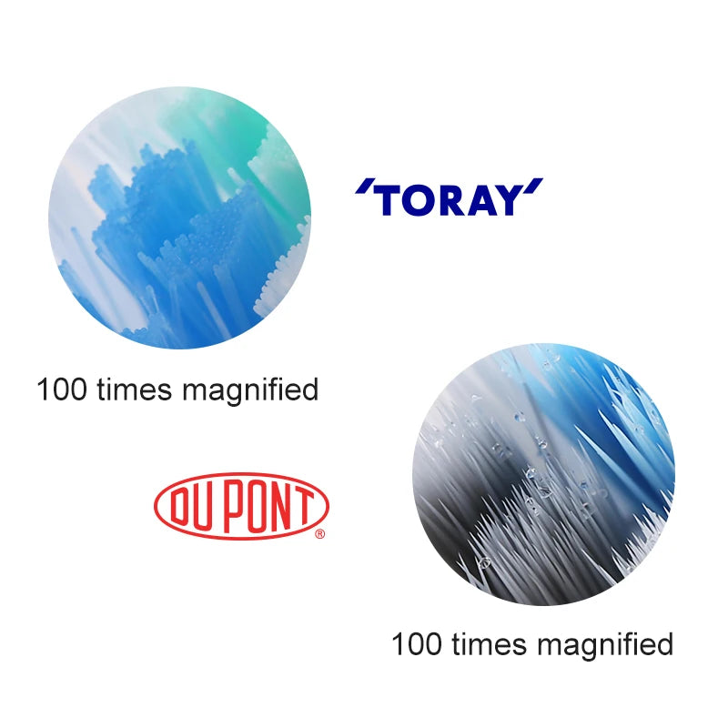 Dr.Bei Original Replacement Brush Heads for Electric Toothbrush Sensitive/Cleaning Heads Apply Sonic Toothbrush Bristle Nozzles