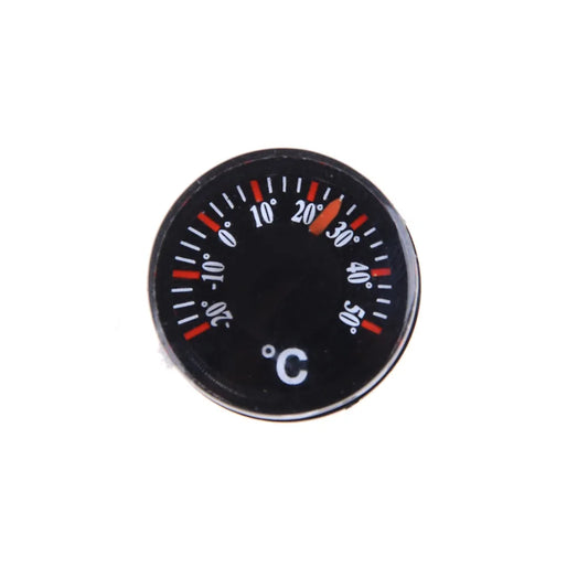 Diameter 20mm Plastic Round Mini Thermometer mini spirit Circular Thermograph